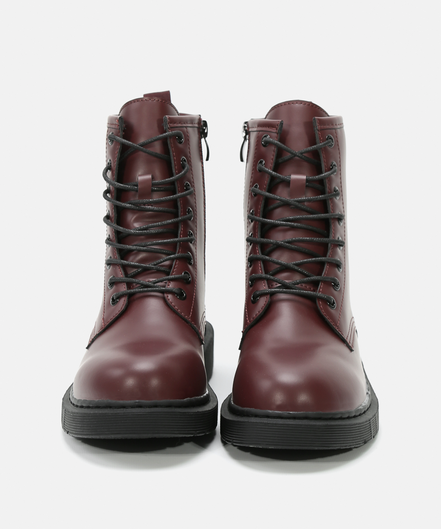 Botines planos militares image number null